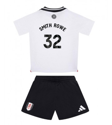 Fulham Emile Smith Rowe #32 Primera Equipación Niños 2024-25 Manga Corta (+ Pantalones cortos)